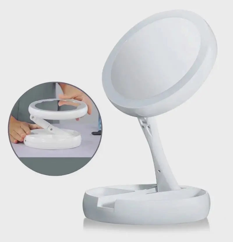 Espelho de maquiagem - Led iluminador™