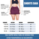Short Saia Feminino Fitness - FitGlam™